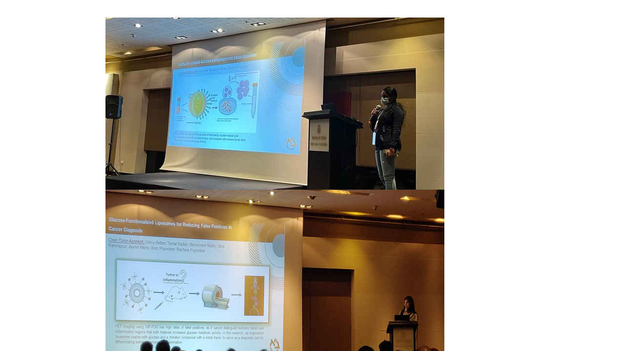 Kudos to our PhD students Chen Tzror-Azankot and Amy Sarah Benjamin for presenting at the Annual Conference of the BIU Institute for Nanotechnology and Advanced Materials.