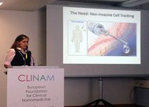 Rinat Meir presented her research on “Tracking cancer-specific T-cells in vivo with CT imaging”