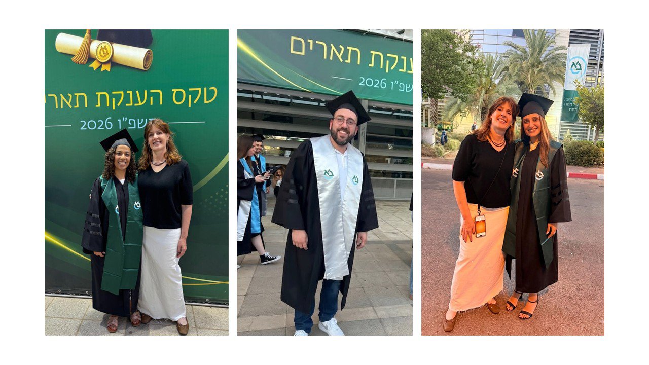 Congratulations to our amazing team members on earning their degrees! 🎓
We are so proud to celebrate Idan Katzir, who completed his MSc and is now stepping into the role of Lab Manager; Dr. Adi Anaki, on completing her PhD and moving on to exciting new opportunities in the biotech industry; and Dr. Yam Ben Haim, our new Research Associate, who recently joined us after completing her PhD in life sciences at the Urbach lab. 
Your hard work, dedication, and scientific curiosity are truly inspiring. We are incredibly proud of your achievements and can't wait to see what you all accomplish next.
Congratulations — well deserved! 🎉